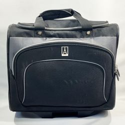 Travelpro Walkabout Lite Rolling Tote Black Carry On with Retractable Handle
