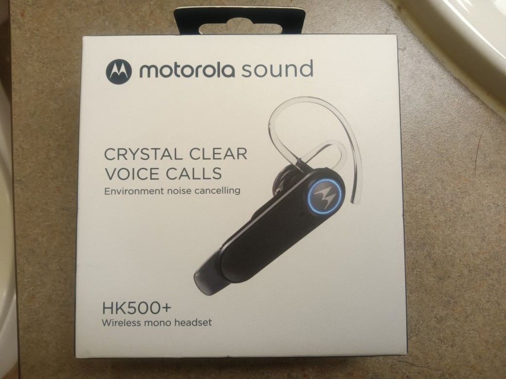 NEW! Motorola In-Ear Bluetooth Wireless Mono Headset HK500+