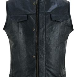 Men Leather Vest