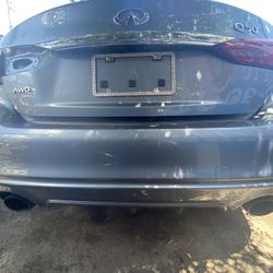 2014-2023 Infiniti Q50 Sedan Rear Bumper With Sensors 