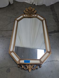 Vintage Ornate Gold Mirror