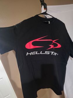 Hellstar Black Reflective Graphic T-Shirt Men's XL NEW Double-Sided Streetwear