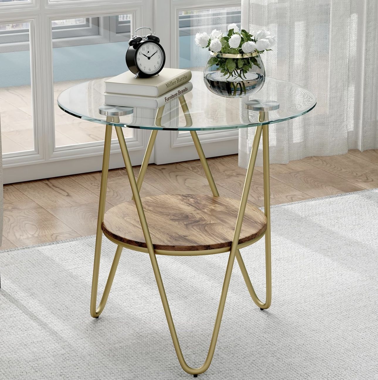 Glass Side Table