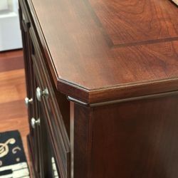 Solid Wood TV Stand And Storage 