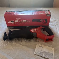 Milwaukee M18 FUEL GEN-2 18V Lithium-lon Brushless Cordless SAWZALL Reciprocating Saw (Tool-Only)