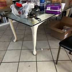 Glass Table Set Vintage NEED GONE