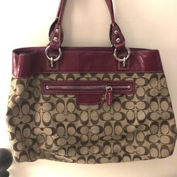 Coach Bag Purple Luxury Handbag Shoulder Bag Womens Bags Designer