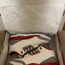 Jordan 3 Red Cardinal Size 9