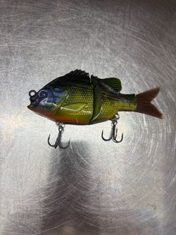 Glide bait Bream, Sunfish, Bluegill style (Custom Painted) Handcrafted