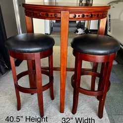 Bar Table, 2 Bar Stools