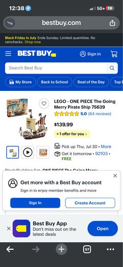 one piece ?!   lego / brand new
