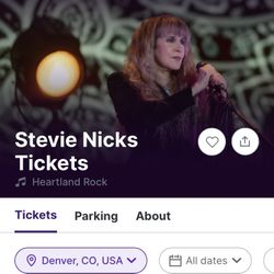 Great Deal On Great Seats For Stevie Nicks!