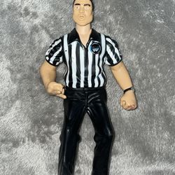 Jakks WWE Bone Crunching Series Ringside Collection Referee action figure