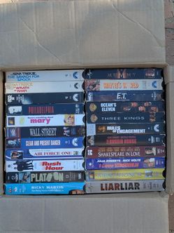 VHS movies tapes cassettes
