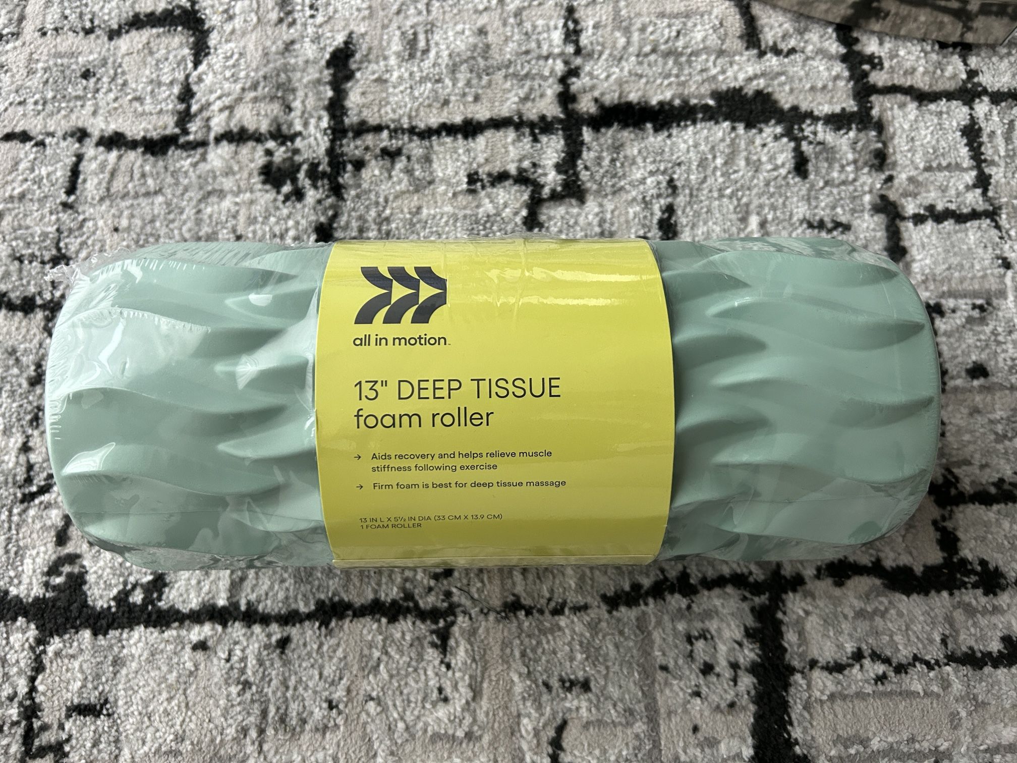 13” Deep Tissue Foam Roller All in Motion (BRAND NEW)
