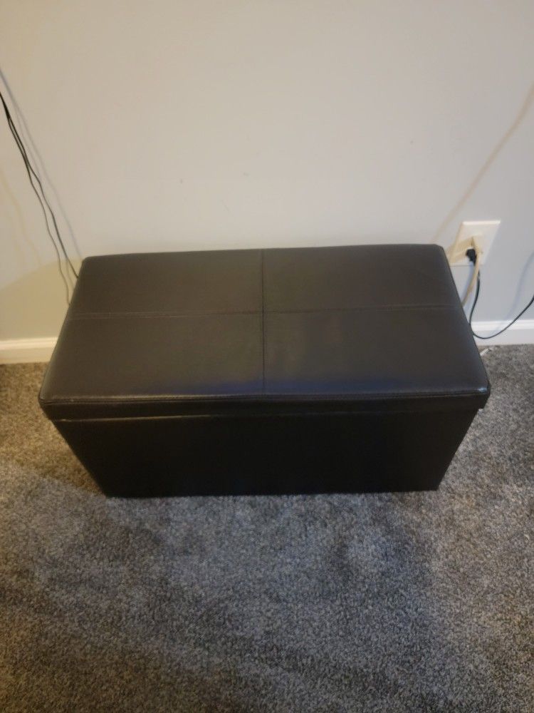 Hinged Storage Ottoman