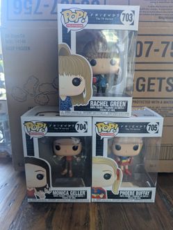 Funko Pop! Television Friends Rachel Green, Monica Geller, and Phoebe Buffay Set