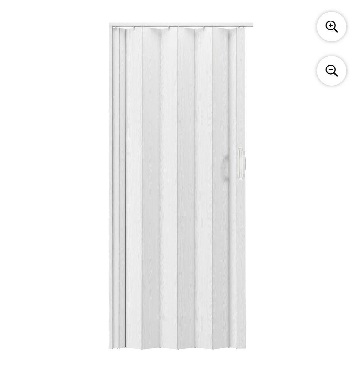 Techni Home Studio Series 48" W PVC Foldable Accordion Doors, White