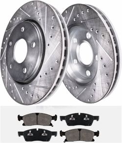 Heavy Duty Front Rotor & Brake Kit for Durango and Grand Cherokee - Brand New!