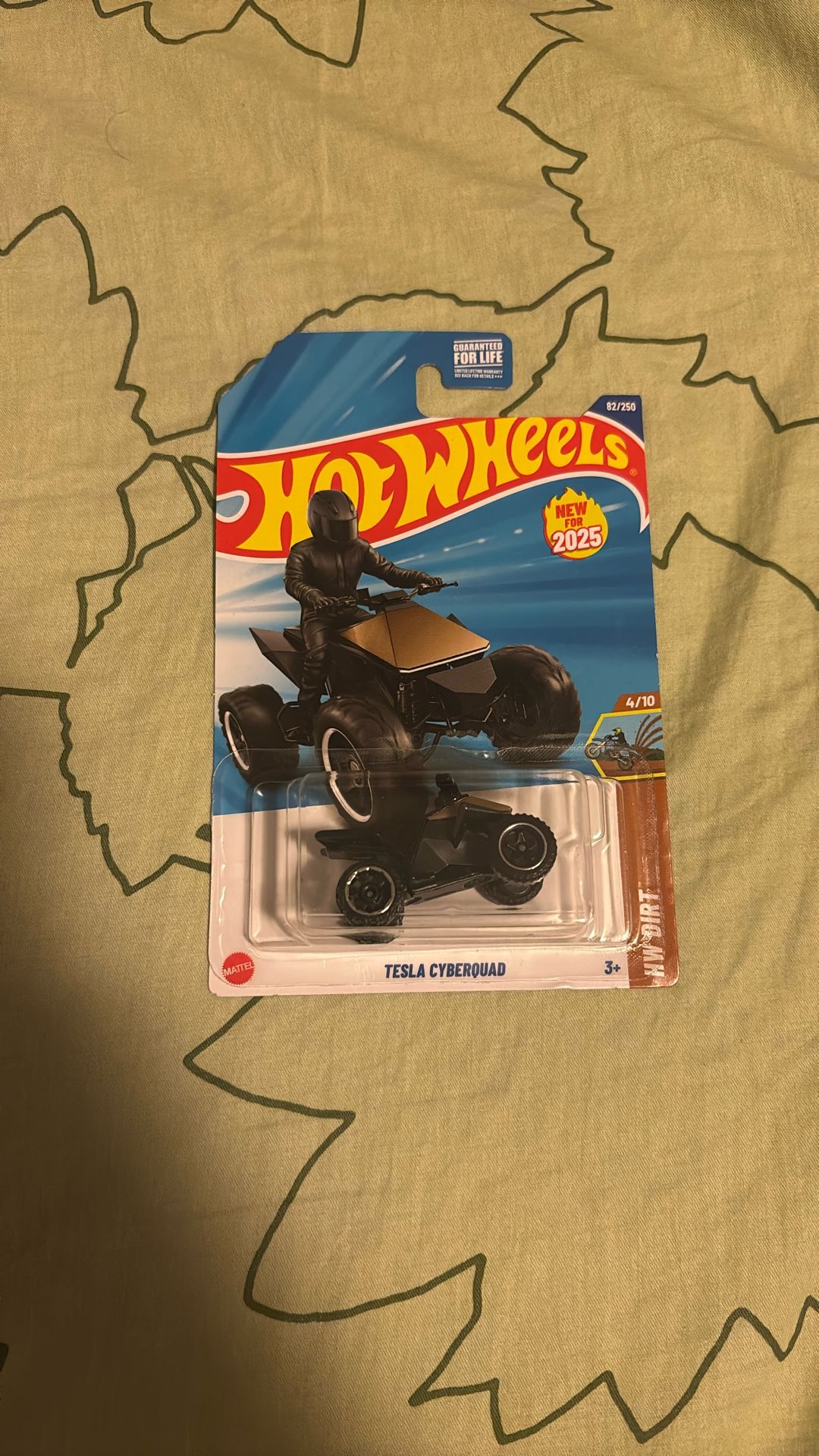 hotwheels tesla cyberquad
