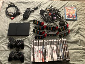 PS2 Console Games and Controllers
