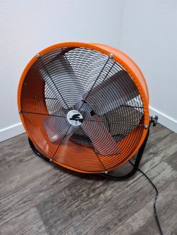 Commercial Electric 24 in. 2-Speed Heavy Duty Tilt Drum Fan