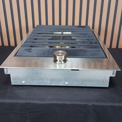 JennAir Custom 15" Single-Burner Gas Cooktop with Wok Ring, Cast Iron Continuous Grates - Stainless Steel (JGC3115GS-D-1554)