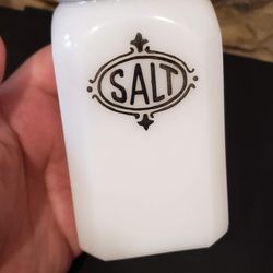 Vintage Milk Glass Salt Shaker, $4, Good Condition, Used For Decoration 