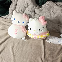Hello Kitty Two Of Them Stuffies $5 Each