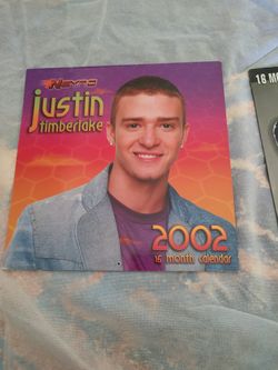 2002 Justin Timberlake Calendar, 2003 NSYNC Calendar 