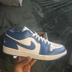 Jordan 1 Low Marina Blue Size 10m