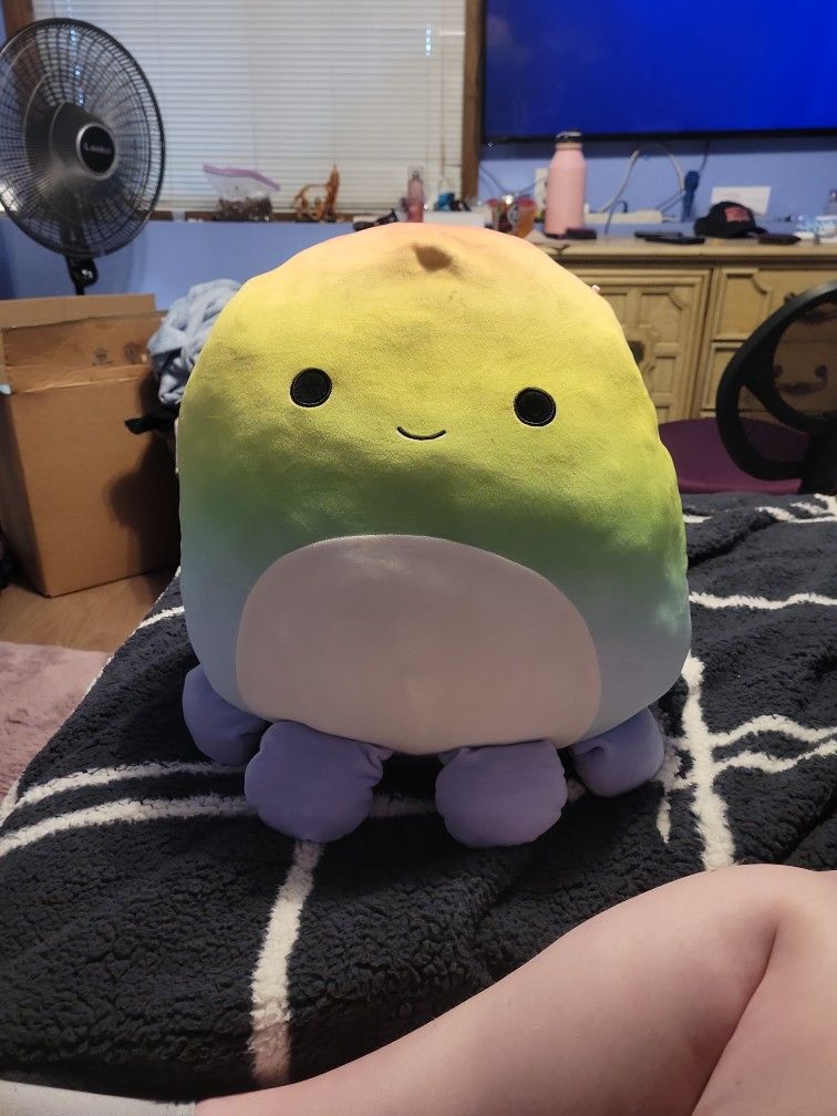 Rainbow Octopus Squishmallow Super Cute