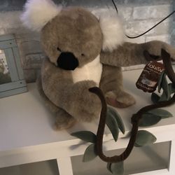 Folktails Koala Bear Hand Puppet Plush Folkmanis Full Body Vine Leaves Stuffed