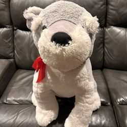 Large Miniature Schnauzer Plush Animal Toy