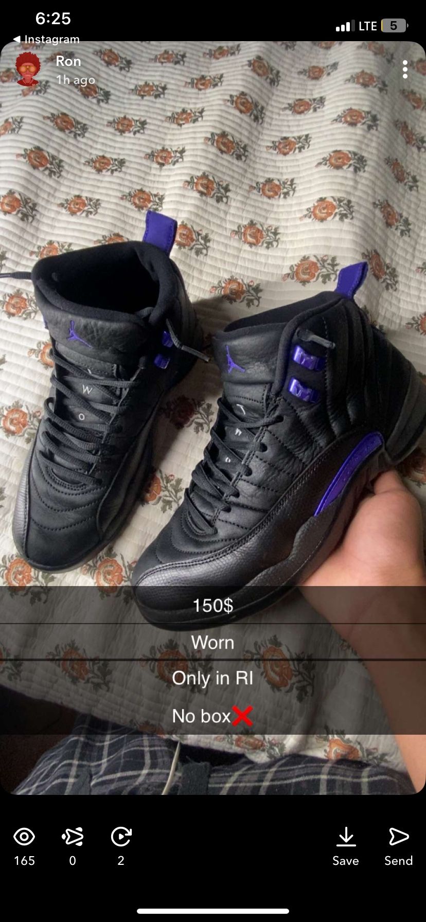 Selling Air Jordan 12 Retro Dark Concord