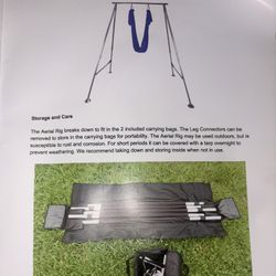 New Aerial Arts Rig/Equipment/Red Fabric Sling