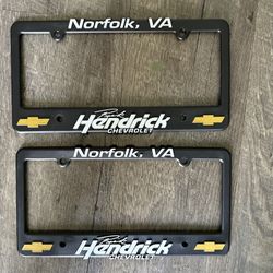 Rick Hendrick License Plate Frame