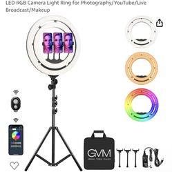 GVM 18" Video Ring Light with 65"