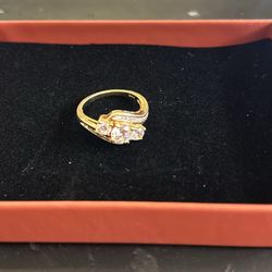 Beautiful 14K over Silver Ring