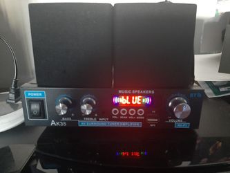 Stereo Amp With Speakers