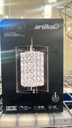 Artika Crystal Cube 1 LED Light Fixture 