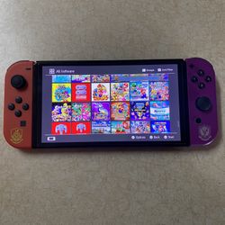 NINTENDO SWITCH OLED POKEMON EDITION with 7500 GAMES INSTALLED