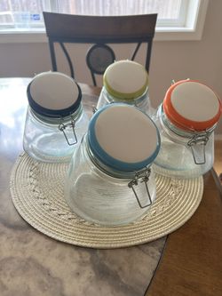 Glass jars - Set Of 4