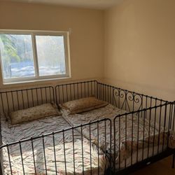 Baby Crib Huge Wrought Iron 