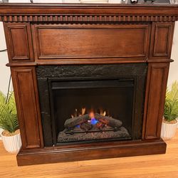Fireplace tv stand