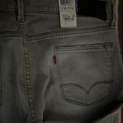 Levi’s Skinny Straight  34/32 gray/grey