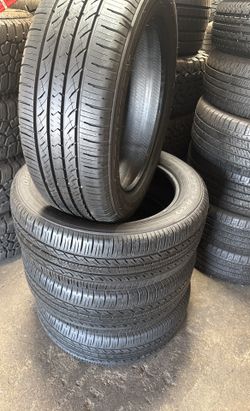Set Used Tires Size 235/55/19 TOYO OPEN COUNTRY 
