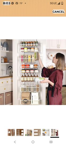 Over the door organizer ( new)