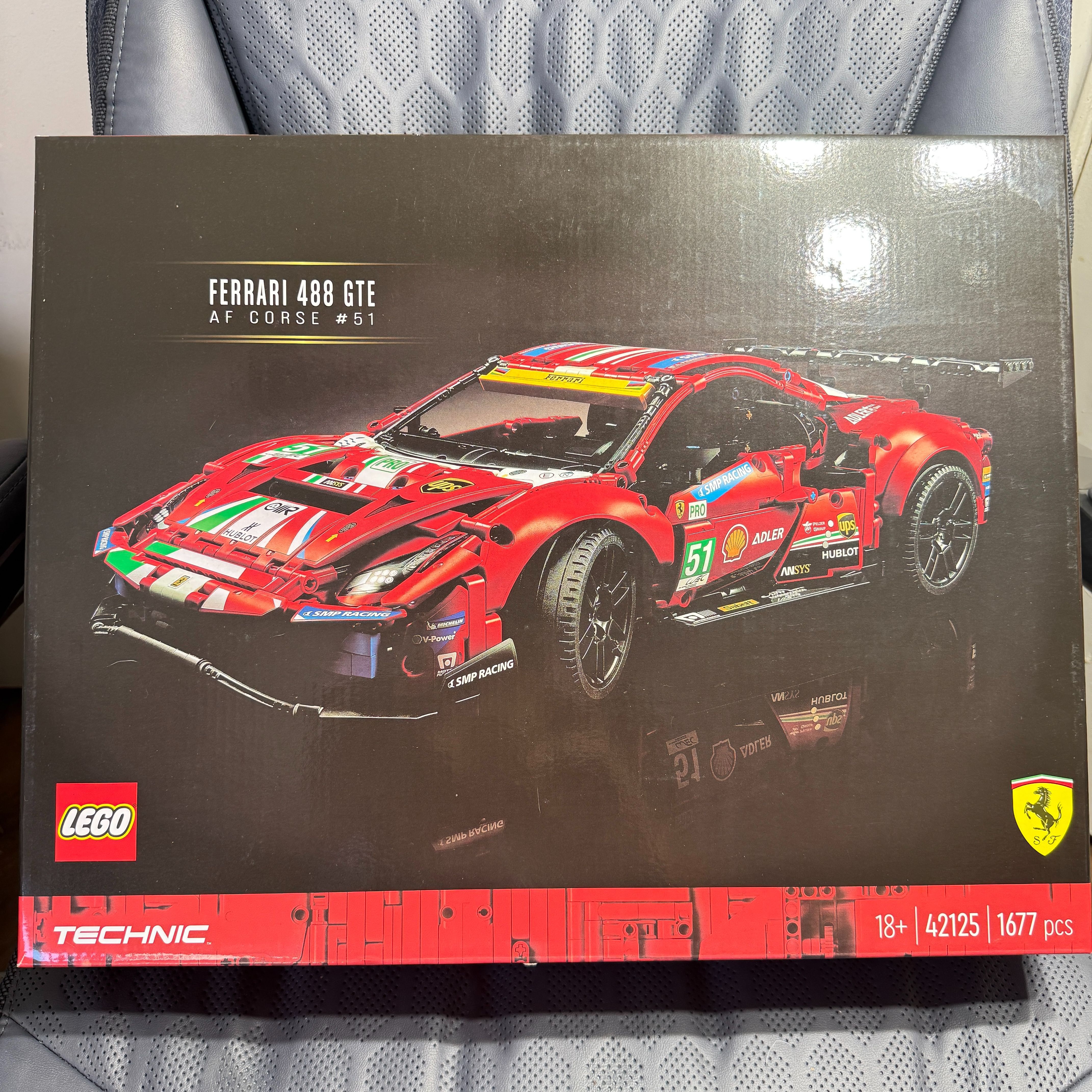 LEGO Technic Ferarri 488 GTE AF Corse #51 Set 42125
