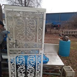 Rod Iron Screen Door